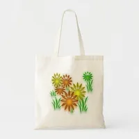 Bag - 3D daisies