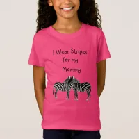 I Wear Stripes for my Mommy EDS Awareness Shirt