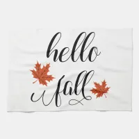 Hello Fall Towel