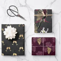 Vin Rouge French Red Wine Wrapping Paper Sheets