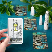 As Time Walks By AI Art Tarot Cards