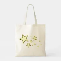 Golden Starburst Tote Bag