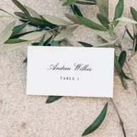 Individually Personalized Wedding Place Cards Flat