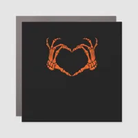 Skeleton Hand Heart Sign Costume Halloween Design