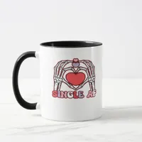 Af Skeleton Hands Valentines Day Classic Mug