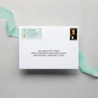 Cute Vintage We Moved New Home Return Address Label