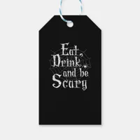 Eat Drink And Be Scary Halloween Gift Tags