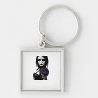 Whimsigoth Classic Design For Halloween Keychain