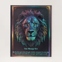 A Message of Love on your Lion Jigsaw Puzzle