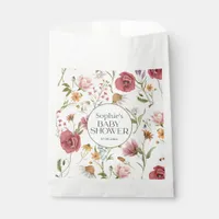 Floral Baby Shower  Favor Bag