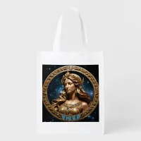 Virgo Astrology Sign Grocery Bag