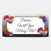 Marry Me | Proposal Banner