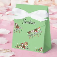 Personalized Merry Woofmas Favor Box