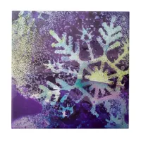 Purple Snow Ceramic Tile