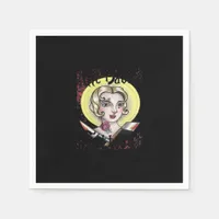 Till Death Do Us Part Classic – Vintage Gothic Rom Napkins