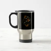 Cottagecore Goblincore Fairycore Graphic Flower Bu Travel Mug