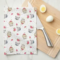 Strawberry Cupcake Kitchen Towel – Cute Colorful D