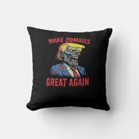 Make Zombies Great Again - Halloween Zombie Classi Throw Pillow