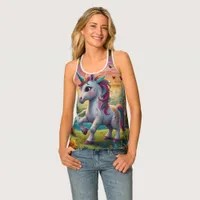 Cute Unicorn Tank Top