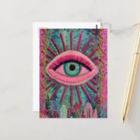 A Protective Evil Eye Postcard