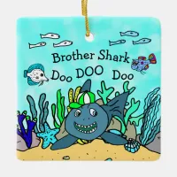 Brother  Shark Family Christmas Ornament