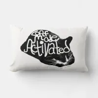 Loaf Mode Activated Cat Funny Humor Art  Lumbar Pillow