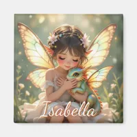 Fairy and Dragon | Chibi Anime Fairy Tale Magnet