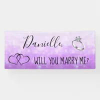 Will you Marry Me Romantic Proposal Sign