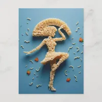 Funny Sexy Dancing Ramen Lady Postcard