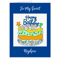 Jumbo Sized Nephew Birthday Card