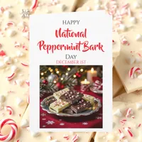 National Peppermint Bark Day | Dec 1st Card