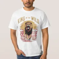 Lion With Words: King of the Wild T-Shirt