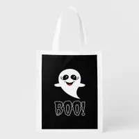 Boo! Little Halloween By Lucas Grocery Bag