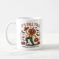 Funny Halloween Autumn Cute It’s Fall Y’all Pumpki Coffee Mug