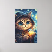 A Magical Cat Canvas Print