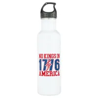 No Kings In America We The People Vintage Stainless Steel Water Bottle