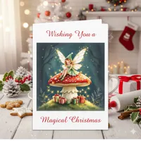 A Sweet Fairytale Christmas | Cottage Core Card
