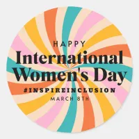 Happy International Women's Day | March 8th Retro Background