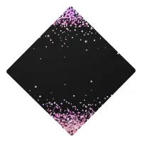 Fun Rainbow Glitter Sparkle Graduation Cap Topper