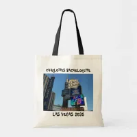 Las Vegas Bachelorette Party Name And Photo Tote Bag