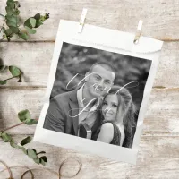 Black And White Photo Wedding Thank You Favor Bag