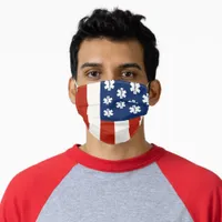 Emergency Medical Workers Tribute American Flag TY Adult Cloth Face Mask