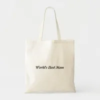 World's Best Mom Tote Bag