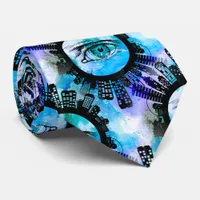 Mystic Elegance in Urban Contemporary Style Neck Tie