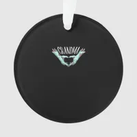 Grandma Zombie Hand Heart Halloween Costume Family Ornament