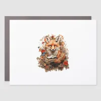 Cottagecore Aesthetic  With Book Cute Goblincore Car Magnet