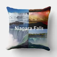 Niagara Falls New York Photo Views Throw Pillow