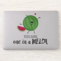 Cute Kawaii One in a Million Melon Food Pun Sticker