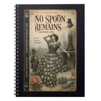 No Spoon Remains Faux Vintage Book Cover Journal