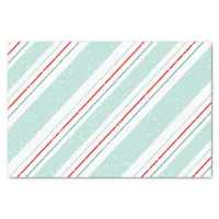 Magic and Wonder Christmas Stripes Mint ID440 Tissue Paper